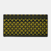 Moderne rustikale Sonnenblumenmuster Schreibtischunterlage (Vorderseite)