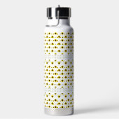 Moderne rustikale Sonnenblumenmuster Trinkflasche (rechts)