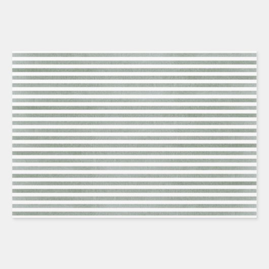 Moderne rustikale Streifen Geschenkpapier Set (Vorderseite 2)