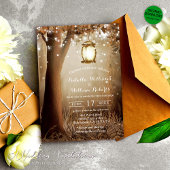 Moderne rustikale Treppenleuchten Hochzeiten Einladung