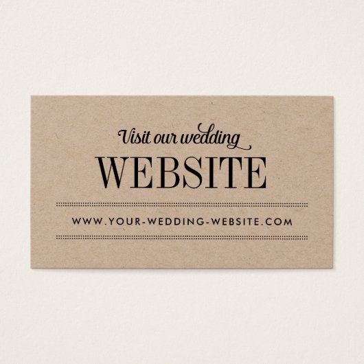 Moderne rustikale Typografie Hochzeitswebsite (Vorderseite)