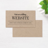 Moderne rustikale Typografie Hochzeitswebsite (Schreibtisch)