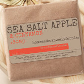 Moderne rustikale Vintage Seifenverpackung