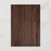 Moderne Rustikale Wassermelone Kinderdusche Begleitkarte (Rückseite)