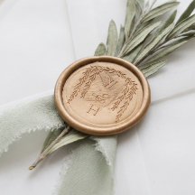 Moderne Rustikale Weidenbaum-Blatt-Monogramm-Hochz