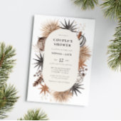 Moderne Rustikale Weihnachtsdusche Einladung