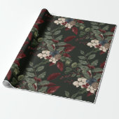 Moderne Rustikale Weihnachtsgrün Geschenkpapier (Ungerollt)