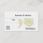 Moderne sachverständige berufliche visitenkarte (Rückseite)