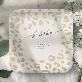 Moderne Safari-Tiere drucken Geschlecht neutrale D Pappteller