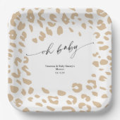 Moderne Safari-Tiere drucken Geschlecht neutrale D Pappteller (Vorderseite)