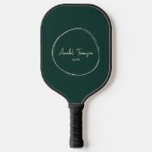 Moderne Sage Green aus dem Mittelalter | Name des  Pickleball Schläger (Vorderseite)