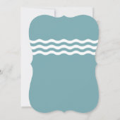 Moderne Sailboat Nautical Baby Dusche Einladung (Rückseite)