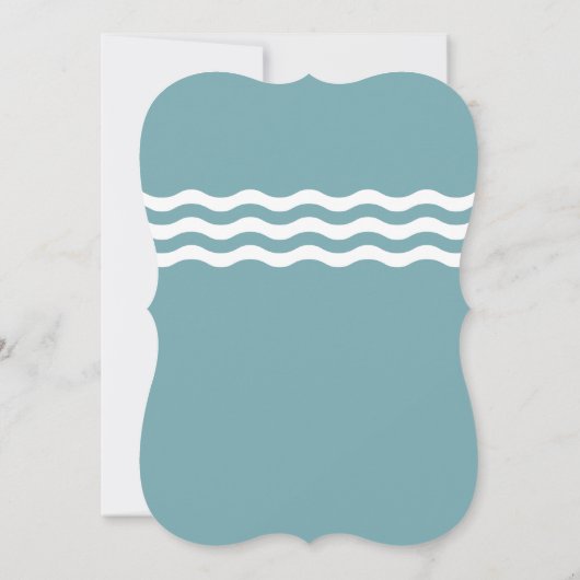 Moderne Sailboat Nautical Baby Dusche Einladung (Rückseite)