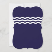 Moderne Sailboat Nautical Baby Dusche Einladung (Rückseite)