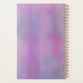 Moderne Salon Beauty Schere Gold Buchung Lila Planer (Rückseite)