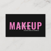 Moderne Salon Wellness-Center Nails und Eyelash Bl Visitenkarte (Vorderseite)