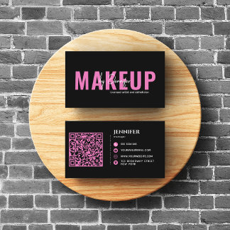 Moderne Salon Wellness-Center Nails und Eyelash Bl Visitenkarte