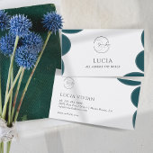 Moderne Sample Greenerity Visitenkarte