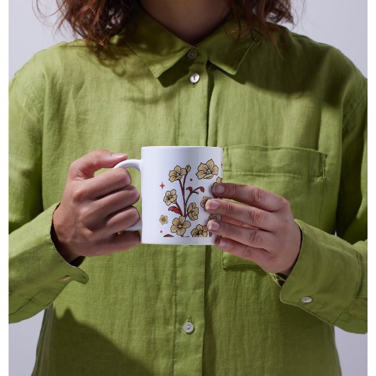 Moderne Sandy Brunt Brown Tasse