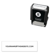 Moderne Sans Serif-E-Mail-Adresse Permastempel (Beispiel)