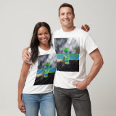 Moderne Satellitenillustrationsdesign. T-Shirt (Unisex)