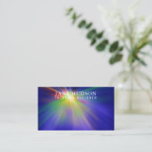 Moderne Saubere Elegantes Design Farbenfrohe Licht Visitenkarte (Stehend Vorderseite)