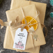 Moderne, saubere, ummantelte Geschenkboxen zum Geb Geschenkanhänger