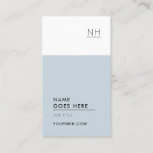 Moderne saubere vielseitige vertikale Visitenkarte