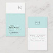 Moderne saubere vielseitige vertikale Visitenkarte (Vorne/Hinten)