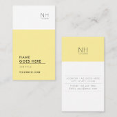 Moderne saubere vielseitige vertikale Visitenkarte (Vorne/Hinten)