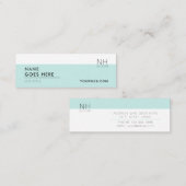 Moderne saubere VielzweckminiVisitenkarte Mini Visitenkarte (Vorne/Hinten)