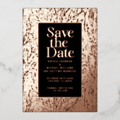 Moderne, Save the Date bearbeitbare Vorlage für Fo (Vorderseite)