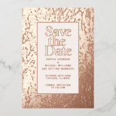 Moderne, Save the Date bearbeitbare Vorlage für Fo (Vorderseite)