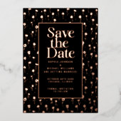 Moderne, Save the Date bearbeitbare Vorlage für Fo (Vorderseite)