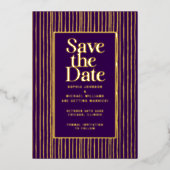 Moderne, Save the Date bearbeitbare Vorlage für Fo (Vorderseite)