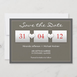 moderne Save the Date Einladung
