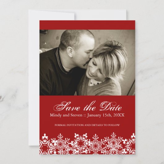 MODERNE SAVE THE DATE FOTOKARTEN (Vorderseite)