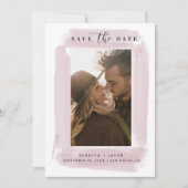 Moderne Save The Date Hochzeitsfoto (Vorderseite)