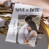 Moderne Save the Date--Karte für Fotos Minimalisti Einladung