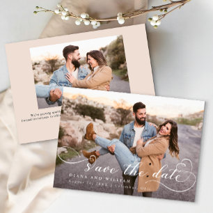 Moderne Save-the-Date-Karte mit Schriftzug – Benut Einladung
