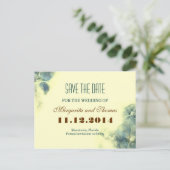 moderne Save the Date Postkarten (Stehend Vorderseite)