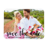 Moderne Save the Date Verlobung Paare Foto