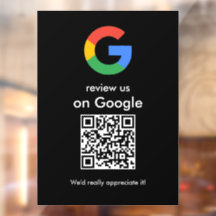 Moderne Scan-to-Review-Google-QR-Code-Geschäftsbes