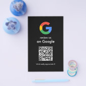Moderne Scan-to-Review-Google-QR-Code-Geschäftsbes Flyer (Einzeln)