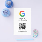 Moderne Scan-to-Review-Google-QR-Code-Geschäftsbes Flyer (Einzeln)