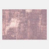 Moderne Schabby kratzte rustikal abstrakt Geschenkpapier Set (Vorderseite 3)