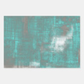 Moderne Schabby kratzte rustikal abstrakt Geschenkpapier Set (Vorderseite)