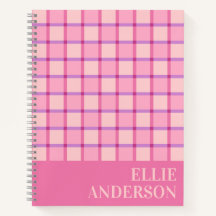 Moderne Schachbrett-Muster Rosa Lila Personalisier