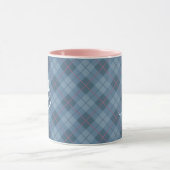 Moderne Schachbrettmuster-Dankeschön-Geschenk Tasse (Zentrum)