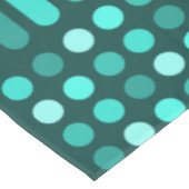 Moderne Schaltkreise des Mitteljahrhunderts Aquama Tischdecke (Schrägansicht)